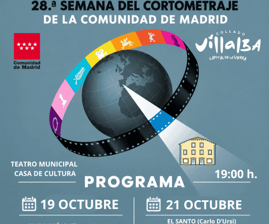 Cartel TARDE DE CORTOS 2026