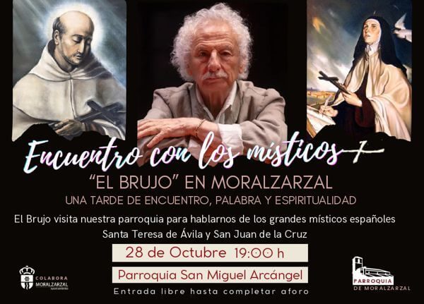 Rafael-Alvarez-El-Brujo-presenta-Encuentro-con-los-misticos-en-la-Parroquia-de-Moralzarzal