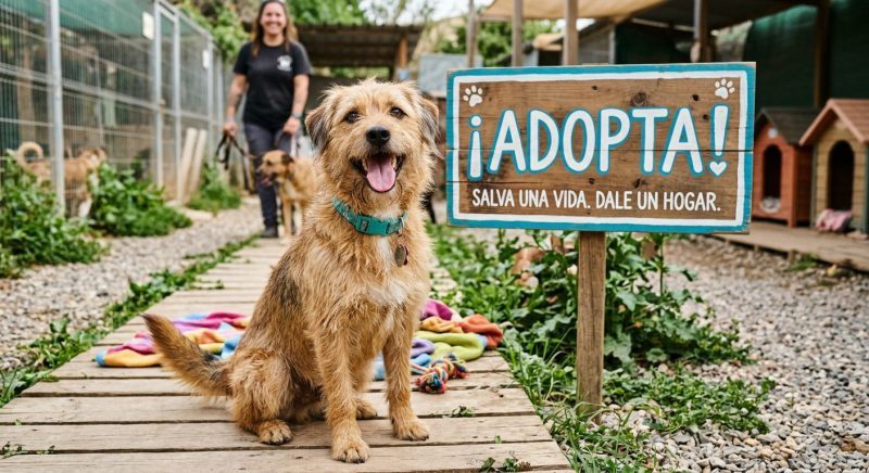 perros adoptados