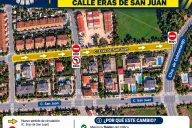 Cambio de sentido calle Eras de San Juan
