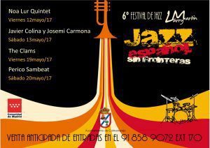 Cartel de una edición anterior del Festival de Jazz Larry Martin