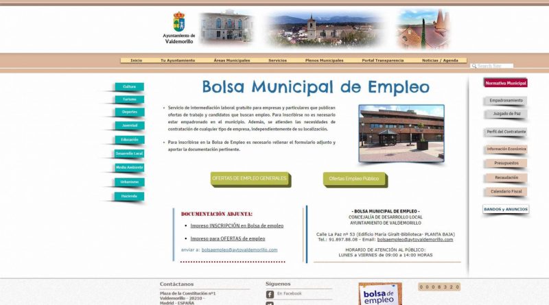 Bolsa de empleo plantallazo