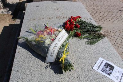 acto aniversario de la muerte de Jacinto Benavente