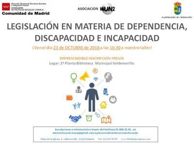 Cartel tALLER INCAPACIDAD