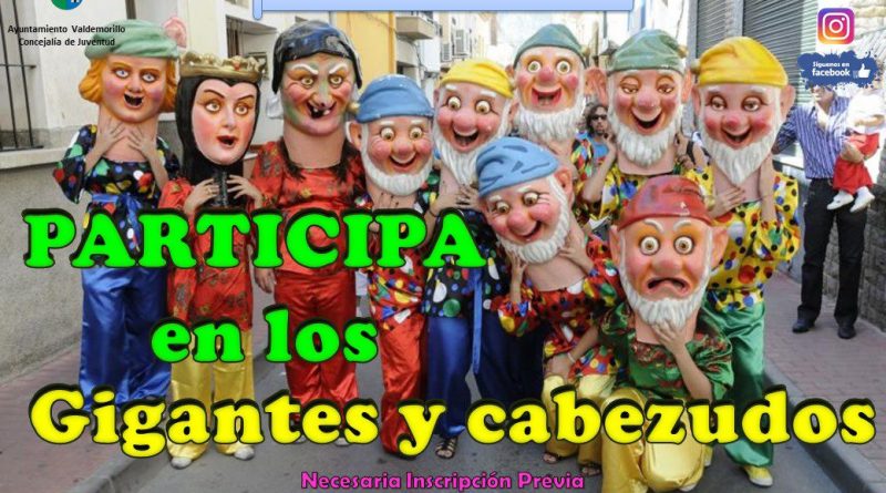 Cartel Cabezudos fiestas 2019