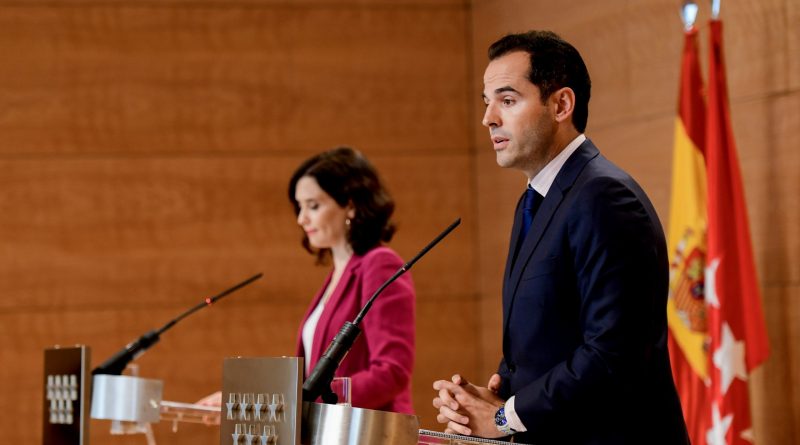 Isabel Díaz Ayuso e Ignacio Aguado