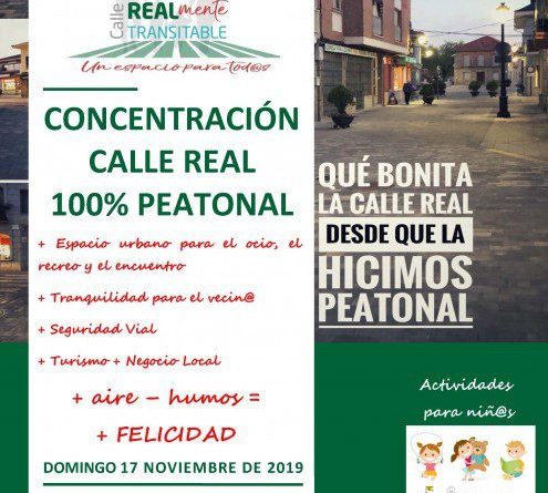 concentracion calle real alpedrete
