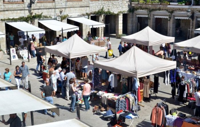 mercado ecologico hoyo de manzanares
