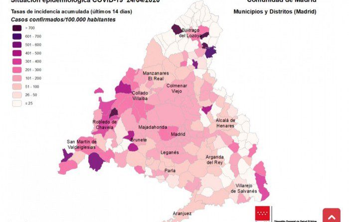 datos coronavirus madrid