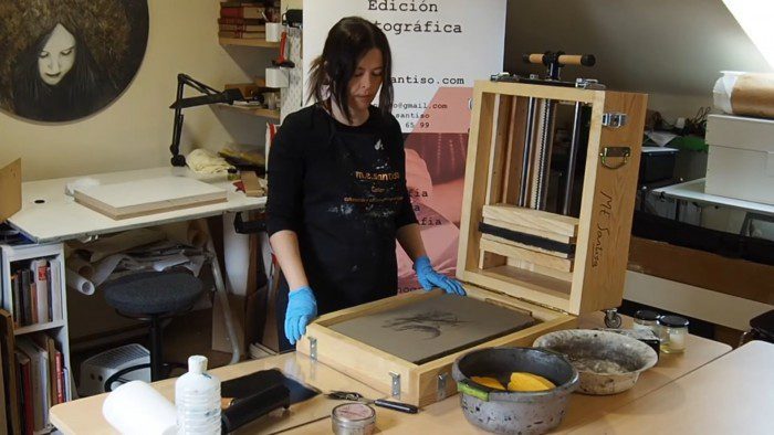 María Expósito Santiso - Profesora de Grabado San Lorenzo de El Escorial