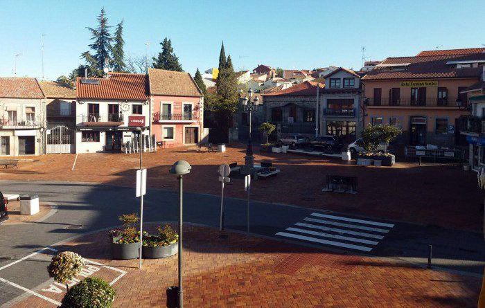 plaza de la Conctitución durante confinamiento