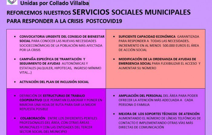 refuerzo servicios sociales unidas por collado villalba