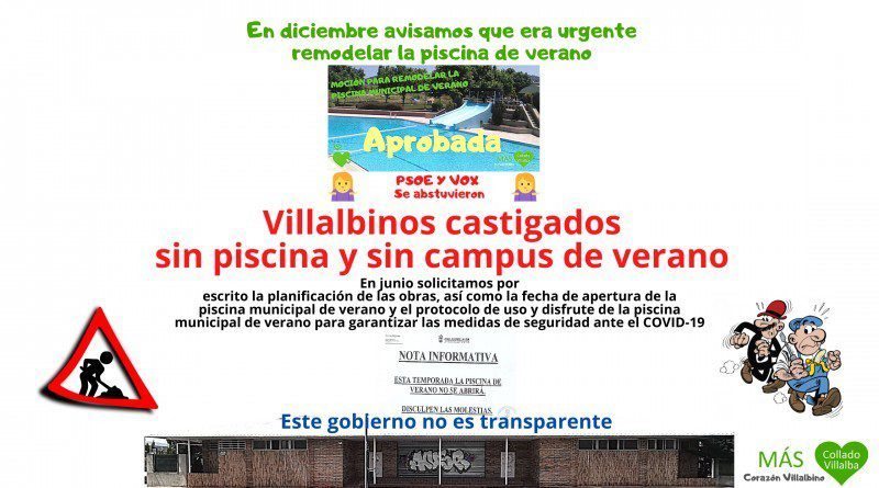cierre piscina verano villalba