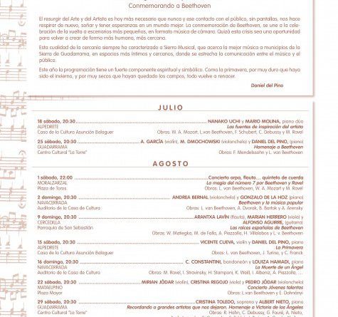 XXXVII sierra musical