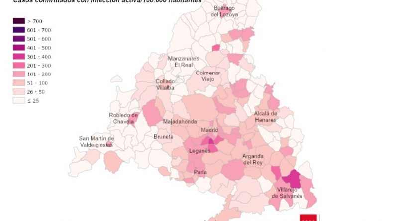 mapa situación epidemiológica
