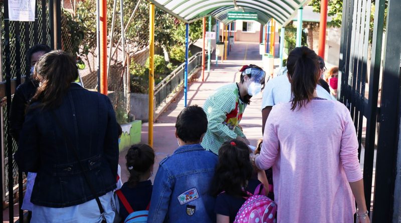 primer dia colegio covid 1