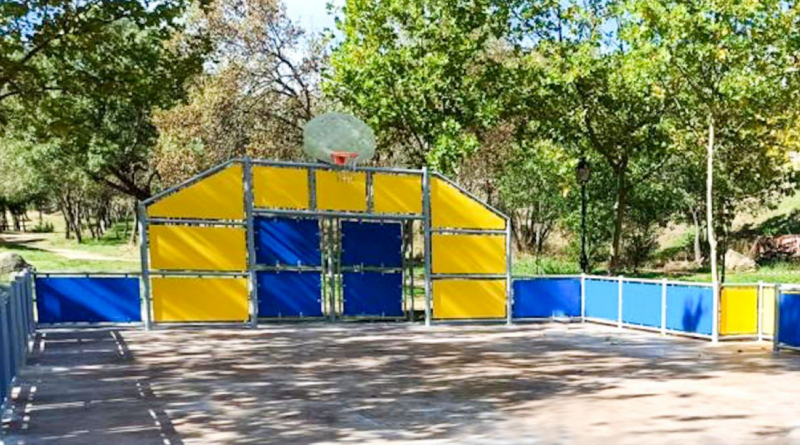 faldon pista multideportiva