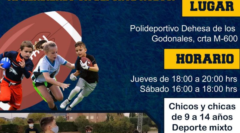 cartel fútbol americano novedad