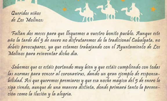 carta reyes magos