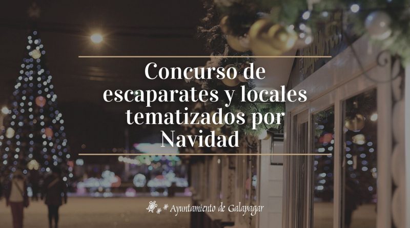 navidad escaparates galapagar