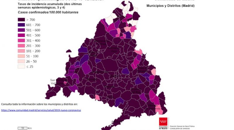 mapa covid 2 de febrero 2021
