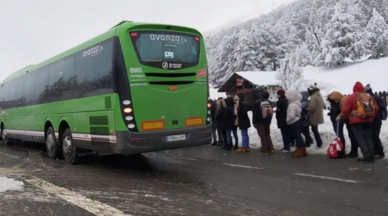 autobús navacerrada