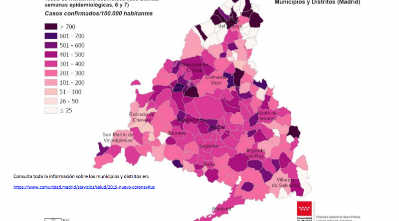 mapa covid 23 febrero
