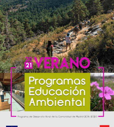 Cartel programas de educación ambiental verano