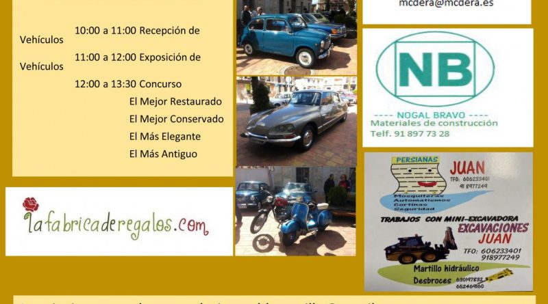 CERTAMEN DE COCHES Y MOTOS CLACICOS SIERRA DE MADRID 19 DE SEPTI