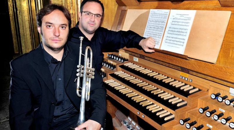 Pedro Alberto Sanchez y Marcos Quesada - concierto de órgano en el Monasterio