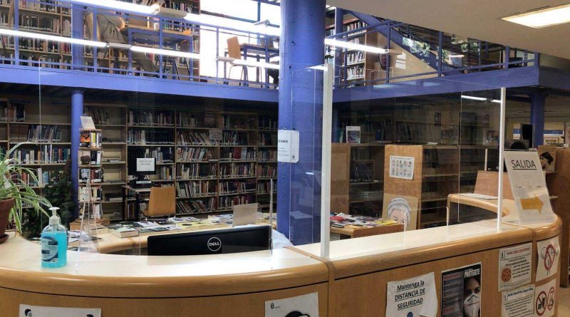 Mostrador-biblioteca