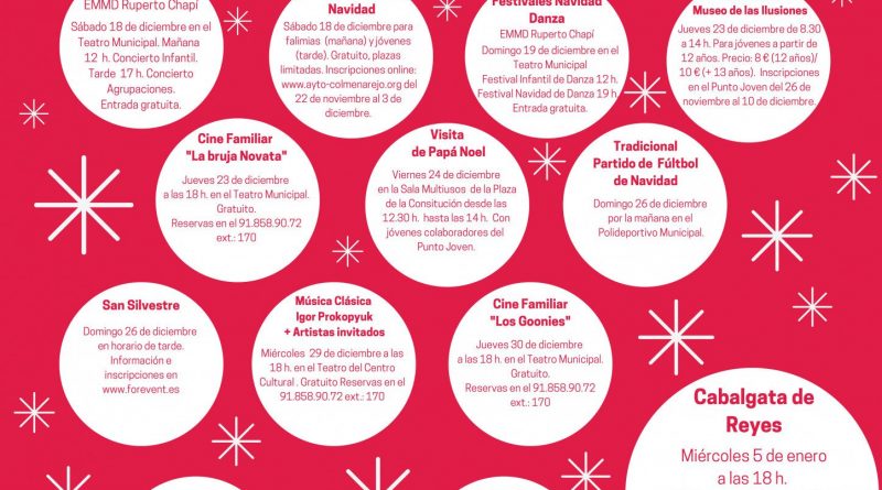 Programación navidad colmenarejo