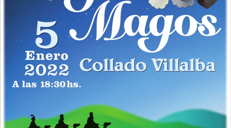 Cartel Cabalgata de Reyes 2022 Collado Villalba