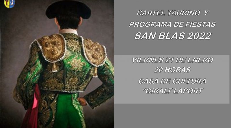 2022-01-21 PRESENTACIÓN CARTEL TAURINO H.