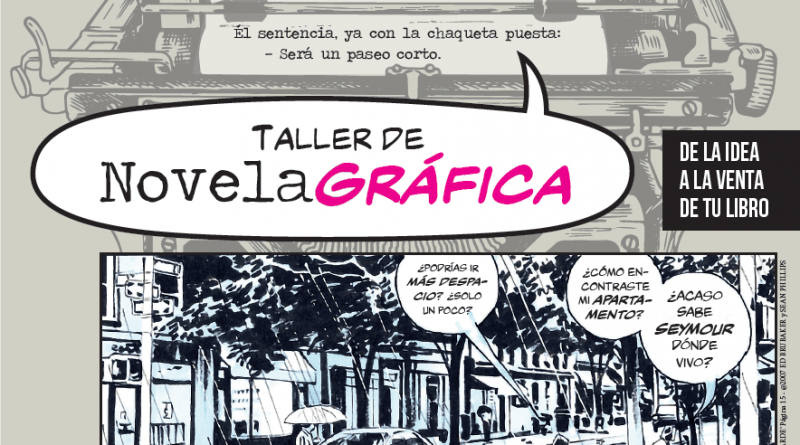 Cartel curso novela gráfica